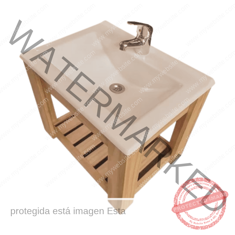 Vanitory Colgante Pino -  Medidas: Alto 40 cm, Ancho 60 cm, Prof. 47 cm