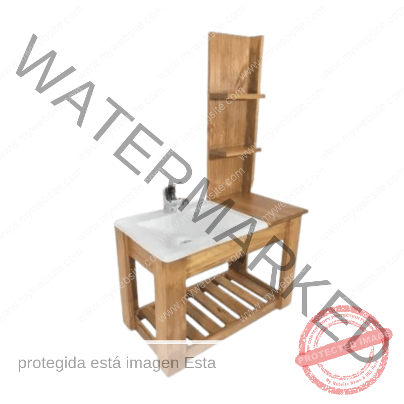 Vanitory Estante -  Medidas: Alto 40 cm, Ancho 60 cm, Prof. 35 cm